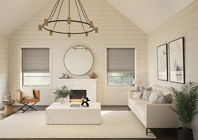 Ultra Luxe Velvet, Hare - Motorised Roman Blind - Image 8